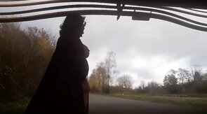 Crossdresser Outdoor Masturbation Adventure