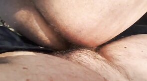 Outdoor Quickie with a Silver Fox in the Woods