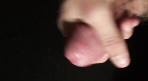 Close-up HD view of my throbbing cock with a creamy finish.