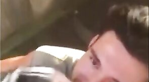 Cute Latin Hunk Sucks Big Cock and Eats Cum