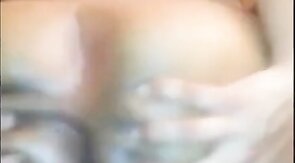 Fat Black Amateur Shows Dick, Ass & Tits