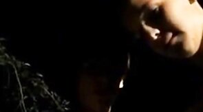 Twink Gets a Helping Hand from His Buddy Outdoors