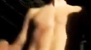 Twink Gets a Helping Hand from His Buddy Outdoors