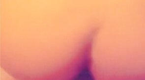 He cums in my ass so good - bareback amateur fuck