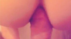 He cums in my ass so good - bareback amateur fuck