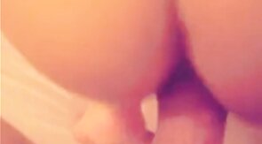 He cums in my ass so good - bareback amateur fuck