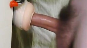 Twitching Orgasm with a Fleshlight