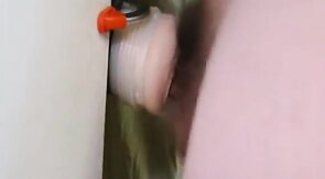 Twitching Orgasm with a Fleshlight