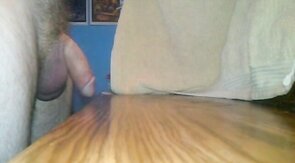 Big Cock Masturbating to Hands-Free Orgasm