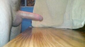 Big Cock Masturbating to Hands-Free Orgasm