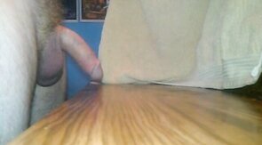 Big Cock Masturbating to Hands-Free Orgasm