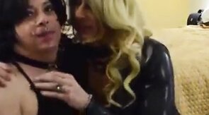Cum Play: Amateur Crossdresser Couple