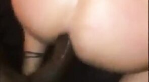 Black Cock Breeds Willing Bareback Slut