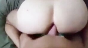 Amateur Bareback: White Bubble Ass on Cam