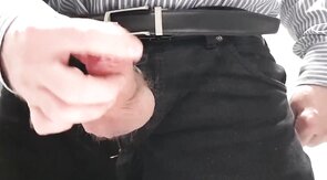 Daddy's Office Masturbation with Big Cum