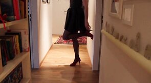 Leather Skirt, Red Heels: Crossdresser's Solo Play