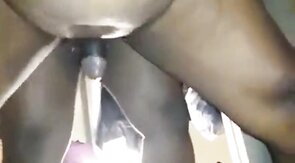 Fat Black Amateur Bareback