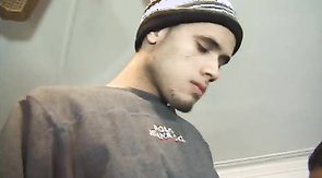 Black boyfriend gives a good interracial blowjob