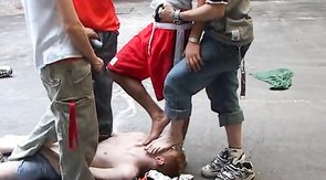 Three sexy boyfriends and two nice cocksuckers