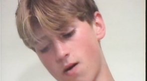 Boyfriend is fingering his anus and playing with a cock