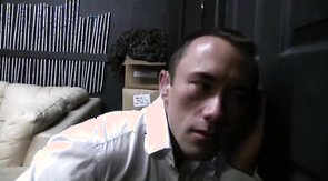 Elegant man is sucking two hard poles simultaneously