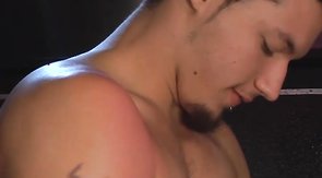 Four muscular fuckers are enjoying intensive oral sex