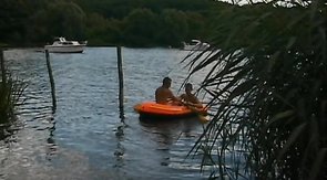 Astonishing cocksuckers are having a good outdoor action