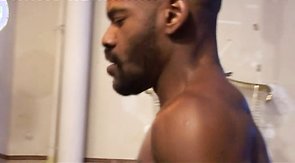 White asshole is being stretched by a big black dick!