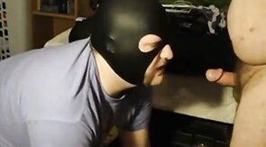 Verbal Bear Master Uses Slave - Huge Facial