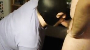 Verbal Bear Master Uses Slave - Huge Facial