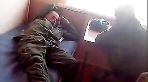 Twink Soldier's Steamy Shower Exposed