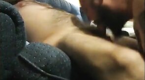 Muscle Hunk Takes Big Cock Like a Pro