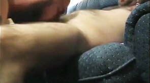 Muscle Hunk Takes Big Cock Like a Pro