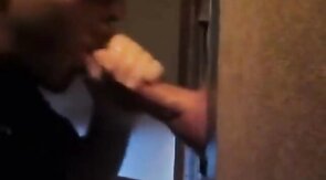 Big Cock Glory Hole Fun: Amateur Blowjob & Cum Swallow