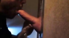 Big Cock Glory Hole Fun: Amateur Blowjob & Cum Swallow