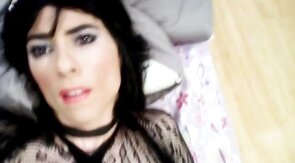 Big-Cock Crossdresser Selfie