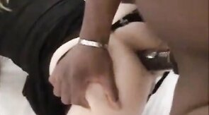 Crossdresser gets fucked by big cock boyfriend