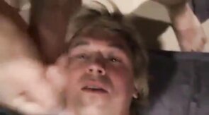 Big Cock Amateur Face Blasts Twink After Blowjob