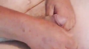Mature Gay Daddy Plays with Cock Rings