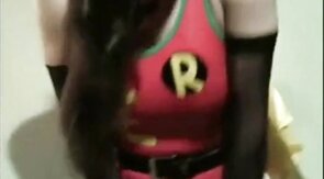 Trap Robin's Big Cock Solo