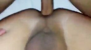 Bareback Amateur Gay Creampie Closeup