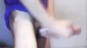 Twink's Huge Cock on Webcam