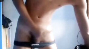 Tasty Amateur Twink's Striptease and Masturbation