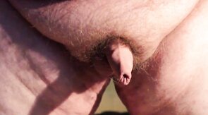 Chubby Guy's Little Joystick Swings Freely