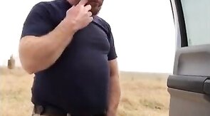 Pissing Outdoors with a Hairy Stud