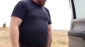 Pissing Outdoors with a Hairy Stud