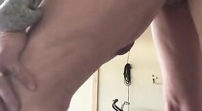 Daddy Barebacked in the Garage by Big Cock