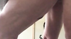 Daddy Barebacked in the Garage by Big Cock