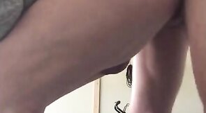 Daddy Barebacked in the Garage by Big Cock