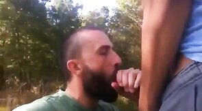 Big Cock Blowjob Outside
